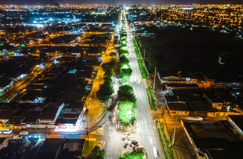 Obras na parte alta de Maceió.
